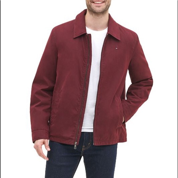 Tommy Hilfiger Men’s Classic Front-Zip Filled Micro-Twill Jacket - Picture 12 of 12